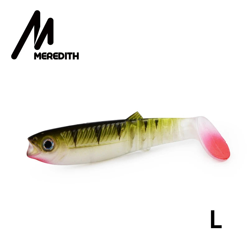 MEREDITH 5PCS 10.5g 10cm Lures Fishing Lures soft Fishing Baits Cannibal Soft Lures Shads Fishing Fish JX62-10
