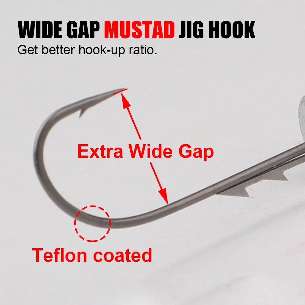 Spinpoler Ned Rig Jig Heads – Ultra-Sharp Barbed Precision - Fish & Cheaps | Fishing & Outdoor Gear