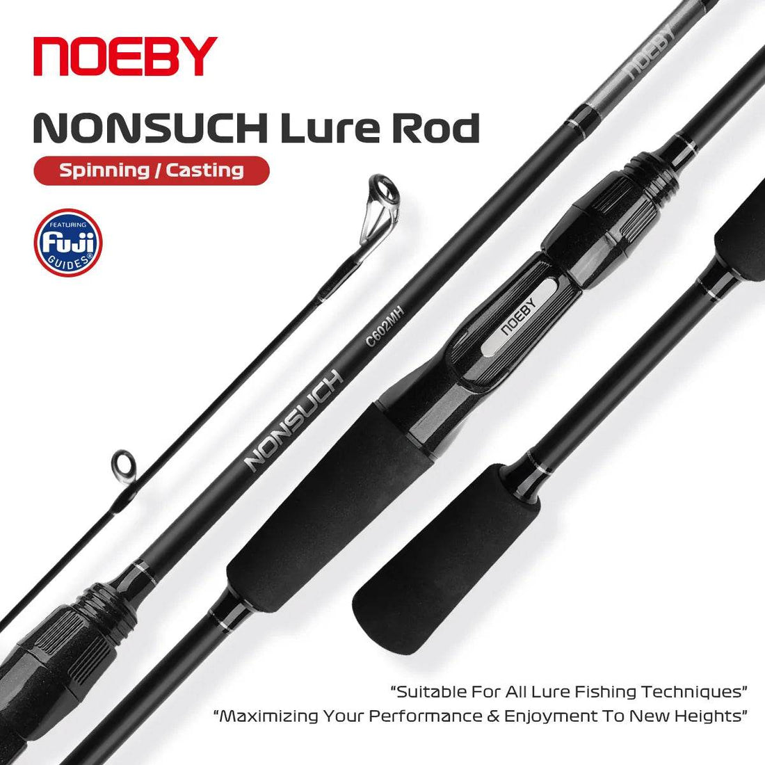 NOEBY NONSUCH High Carbon Spinning & Casting Rod - Fish & Cheaps | Fishing & Outdoor Gear