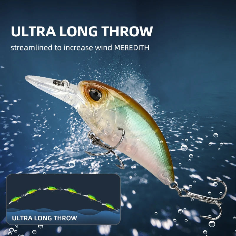 MEREDITH JERK CRANK M65 Floating 14g Hard Bait