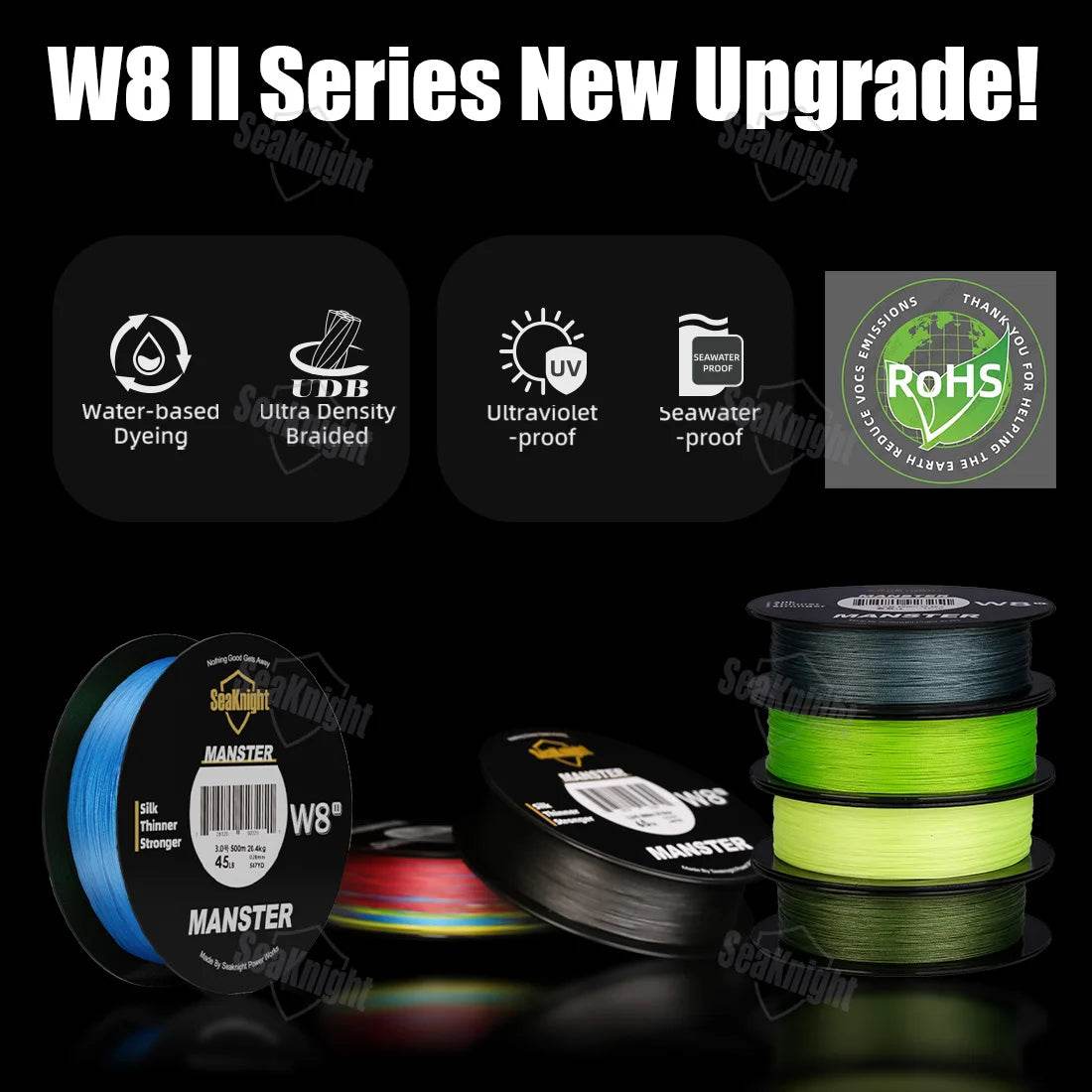 SeaKnight W8 II 500M 8-Strand PE Braided Line - Fish & Cheaps | Fishing & Outdoor Gear