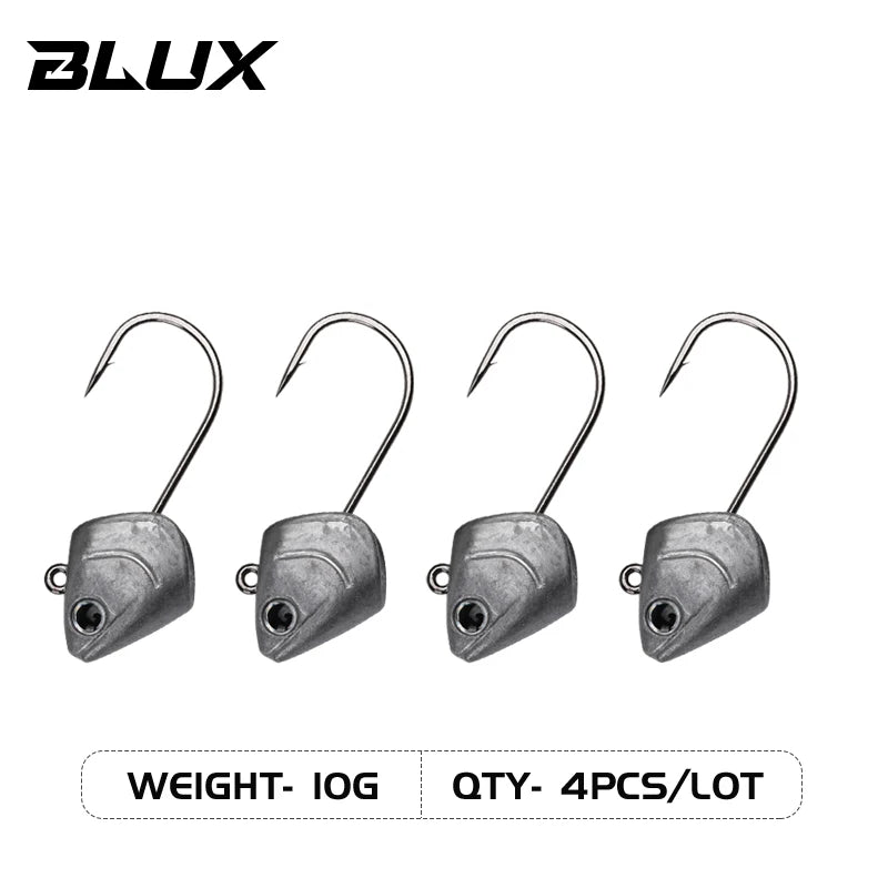 BLUX BLOD SHAD 80mm 105mm Soft Fishing Lure Jighead Black Tail Minnow Artificial Silicone Bait Saltwater Sea Bass Swimbait Gear