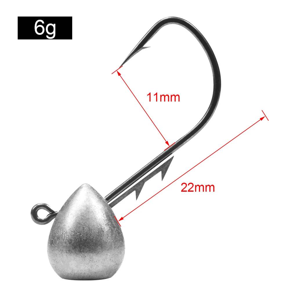 Spinpoler Stand-Up Jig Head Hook – Sharpened Precision - Fish & Cheaps | Fishing & Outdoor Gear