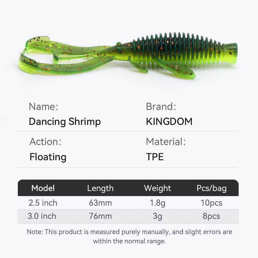 Kingdom Dancing Shrimp Soft Baits - Fish & Cheaps | Fishing & Outdoor Gear