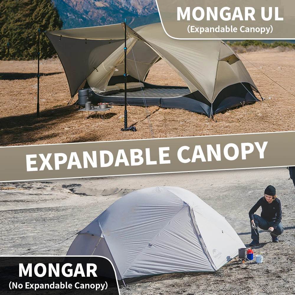 Naturehike Mongar UL 2 — Ultralight 2-Person Trekking Tent - Fish & Cheaps | Fishing & Outdoor Gear