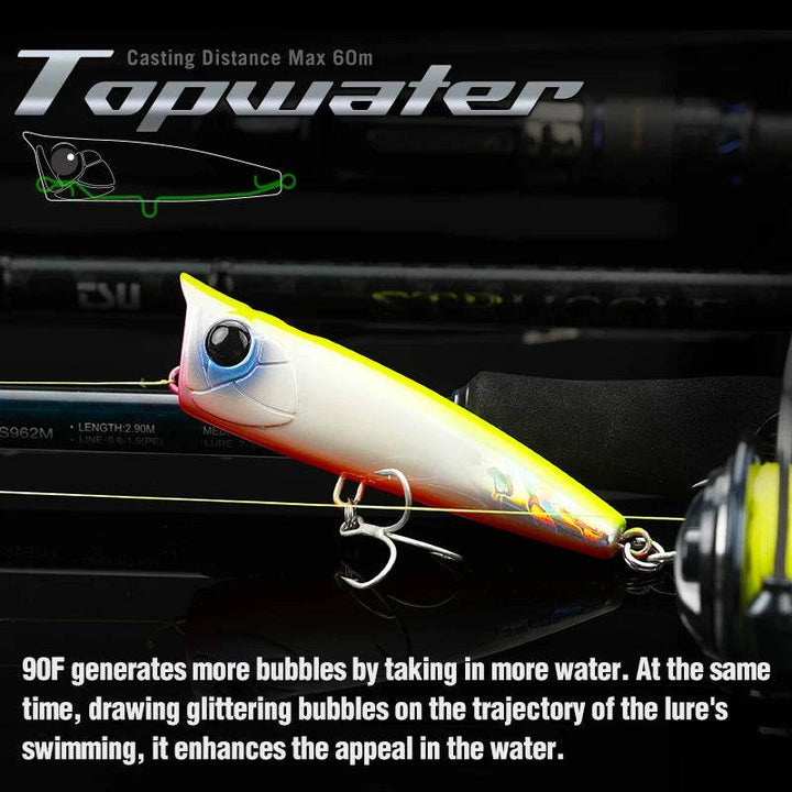 TSURINOYA 90F Surface Popper Lure - Fish & Cheaps | Fishing & Outdoor Gear