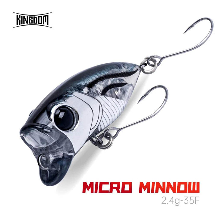 Kingdom Micro Minnow 35mm Floating Popper - Fish & Cheaps | Fishing & Outdoor Gear