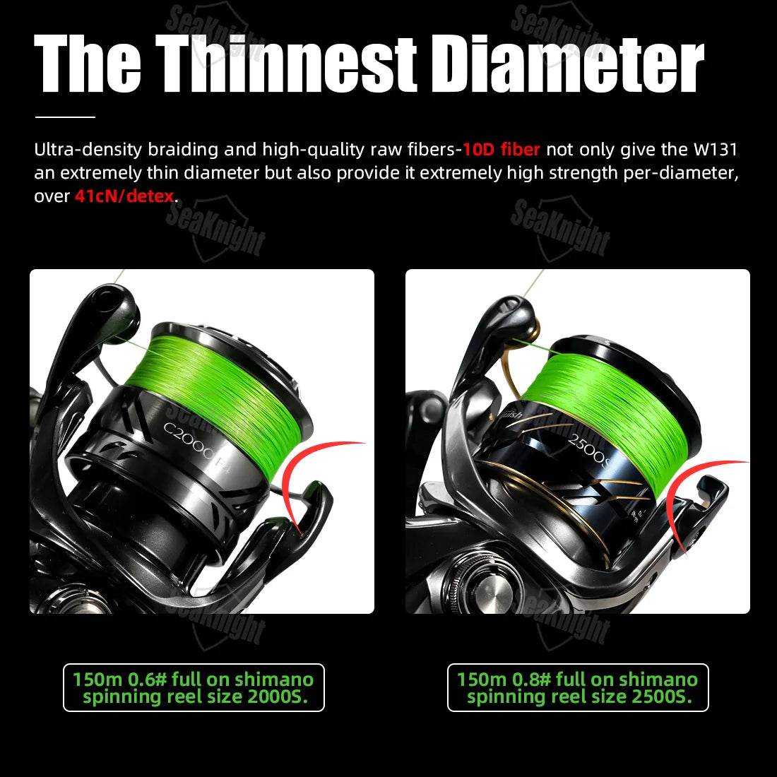 SeaKnight W131 Ultra-Smooth 13-Strand PE Braided Fishing Line - Fish & Cheaps | Fishing & Outdoor Gear