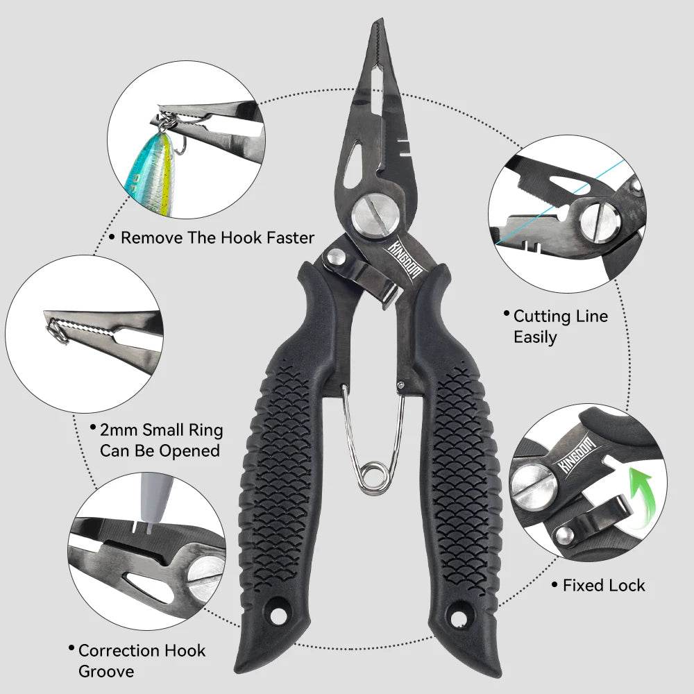 Kingdom Multi-Function Fishing Pliers & Rope Thrower - Fish & Cheaps | Fishing & Outdoor Gear