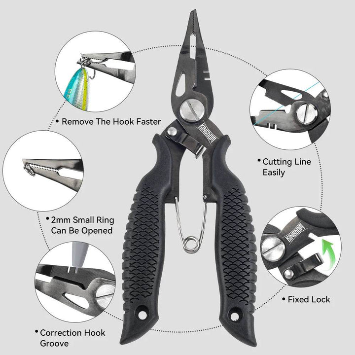 Kingdom Multi-Function Fishing Pliers & Rope Thrower - Fish & Cheaps | Fishing & Outdoor Gear