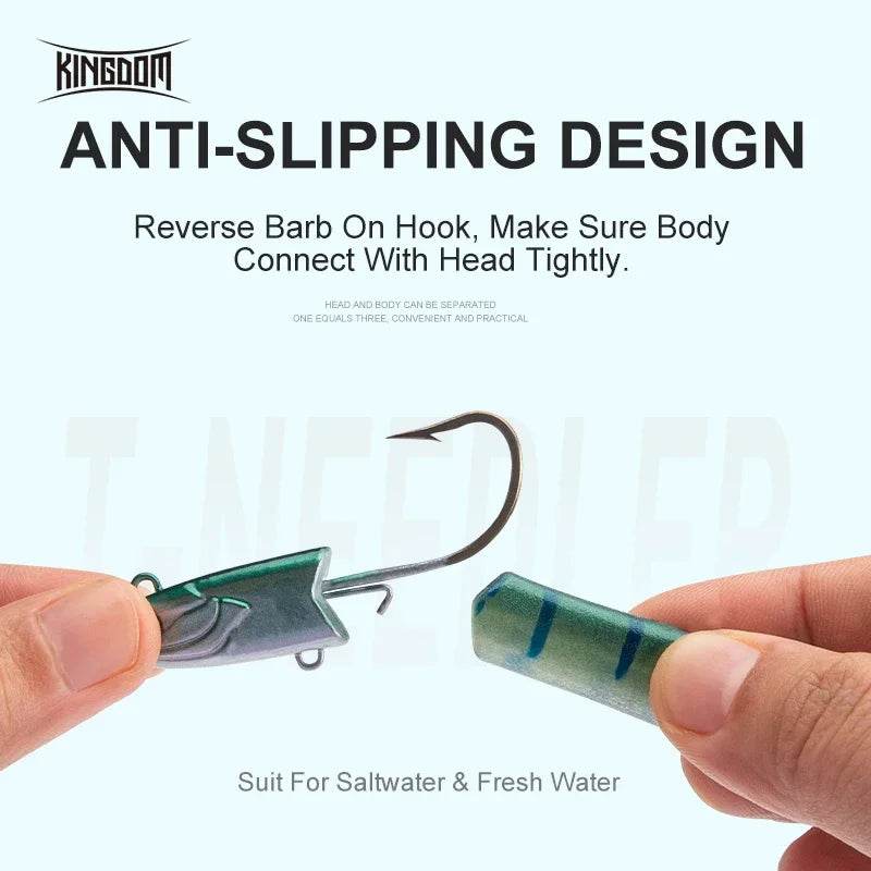 Kingdom T-NEEDLE Jig Soft Lures - Fish & Cheaps | Fishing & Outdoor Gear