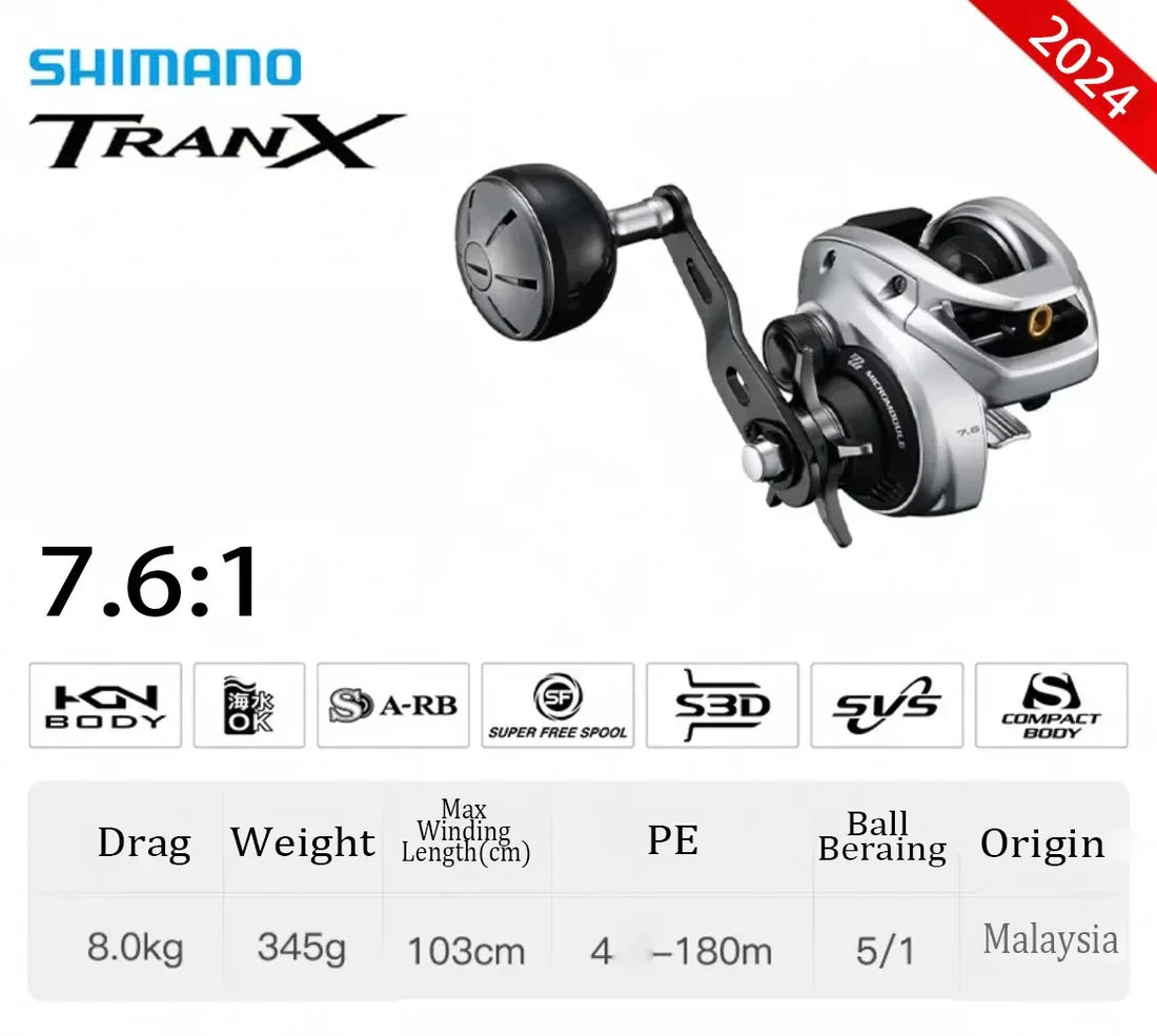 SHIMANO Tranx 300 Serie Casting Reel - Fish & Cheaps | Fishing & Outdoor Gear