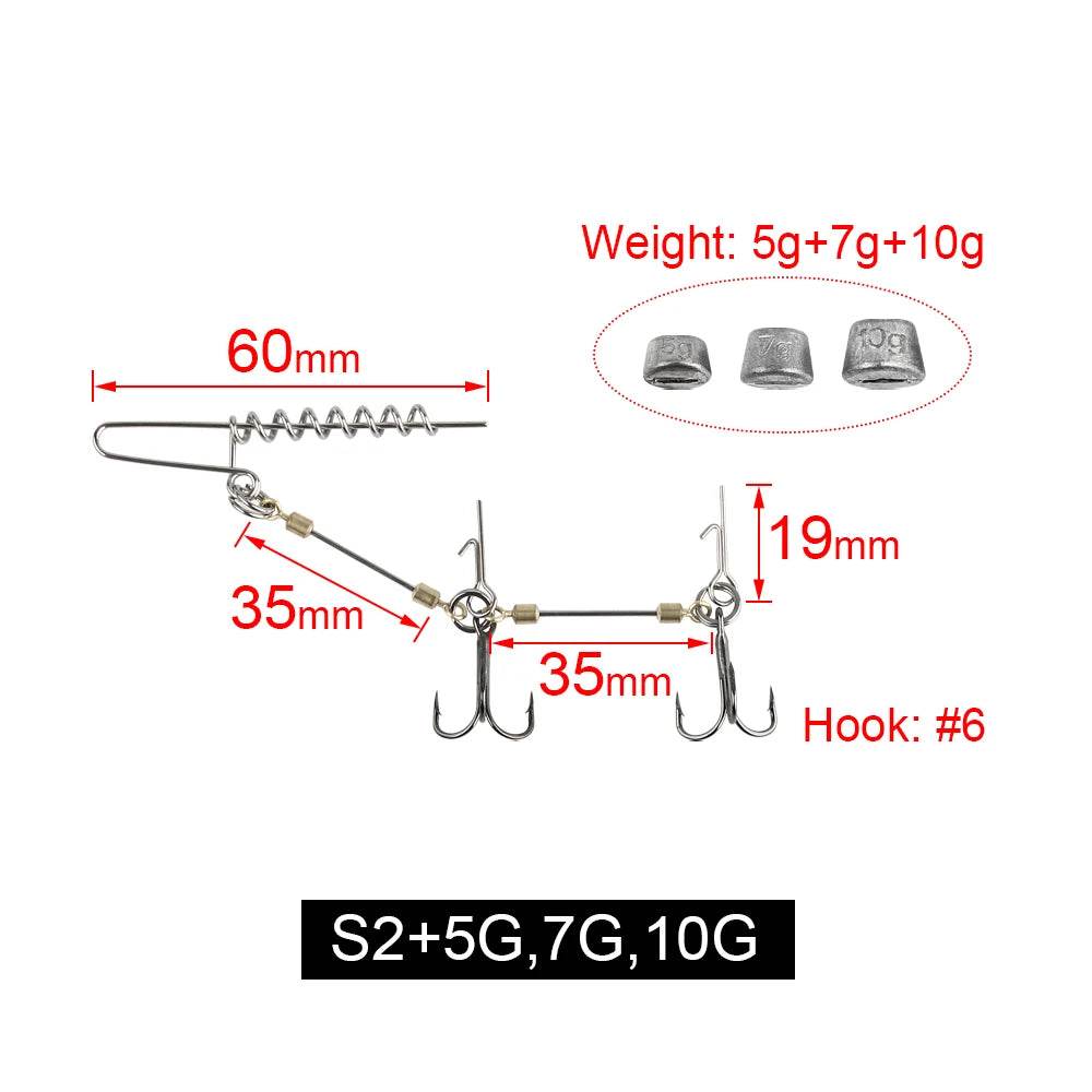 Spinpoler Multi-Depth Weighted Stinger Rig - Fish & Cheaps | Fishing & Outdoor Gear