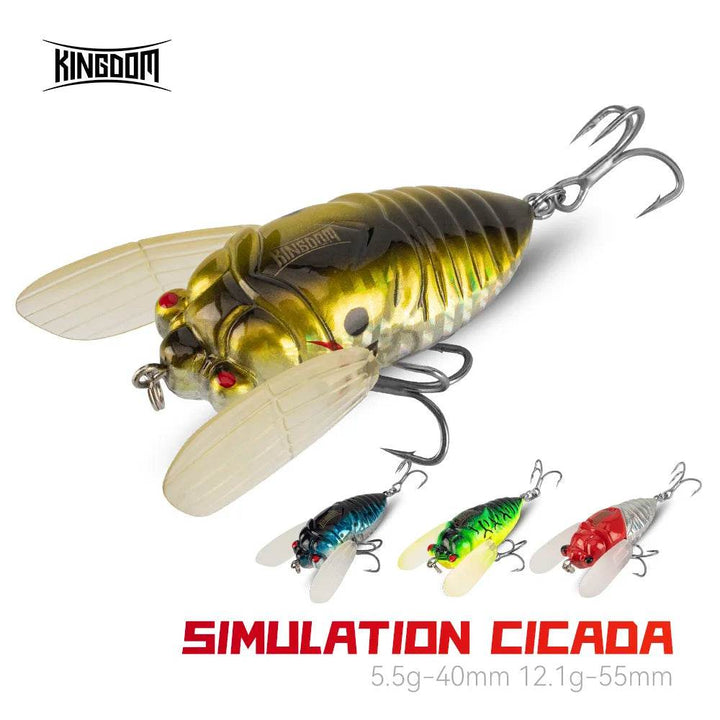 Kingdom Bionic Cicada Topwater Lure - Fish & Cheaps | Fishing & Outdoor Gear