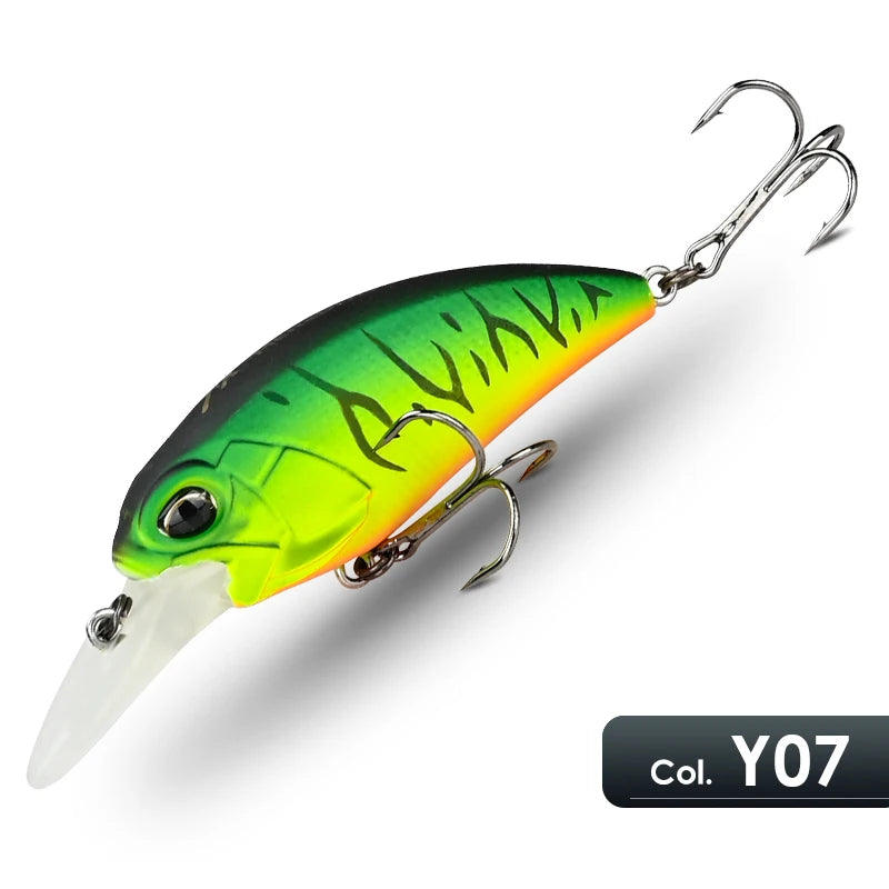 MEREDITH 6.5cm 14g JERK CRANK Wobblers Crank Fishing Lure Artificial Minnow Jerkbait Floating Hrad Lure For Trout Fishing Bait