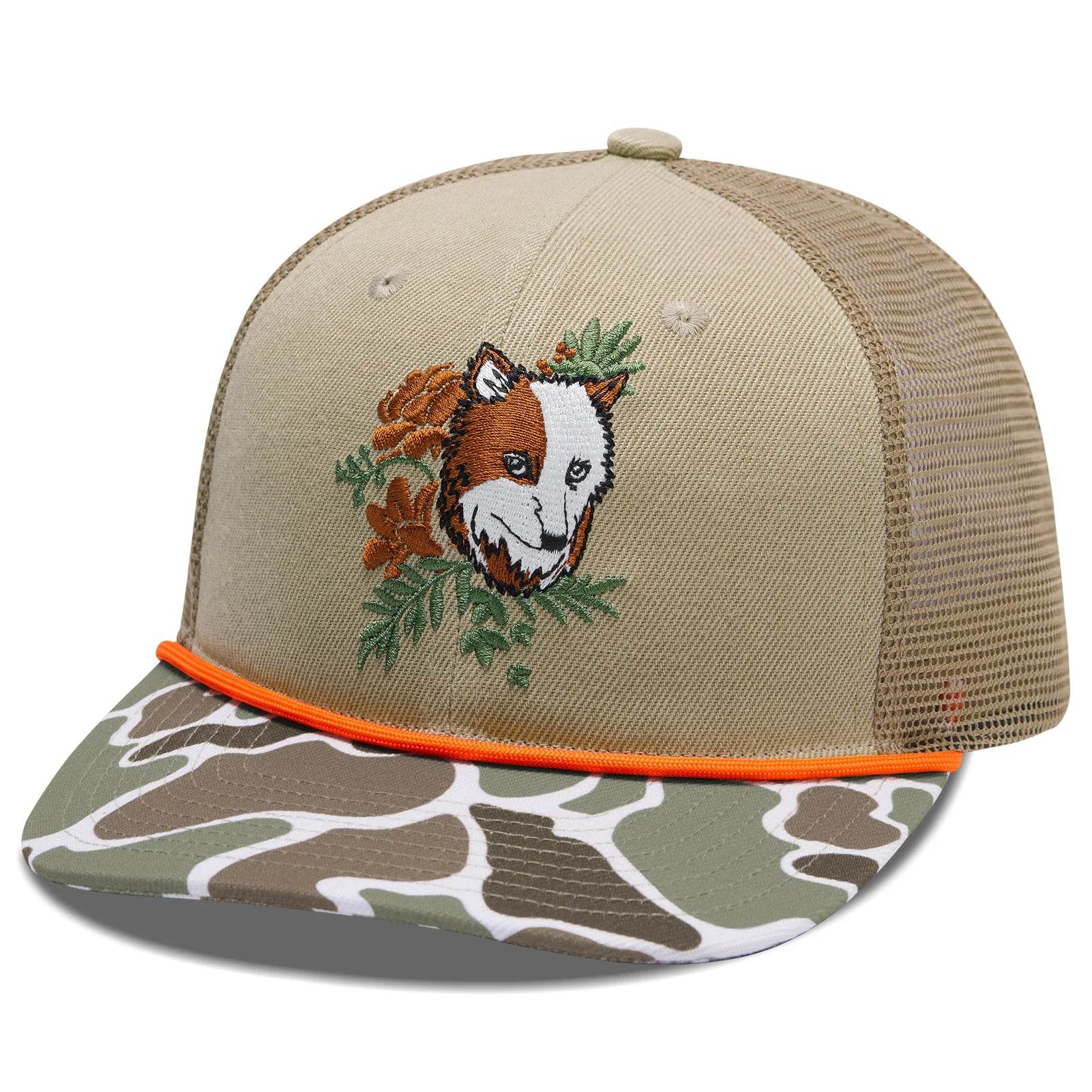 BASSDASH Camo Rope Trucker Hat - Fish & Cheaps | Fishing & Outdoor Gear