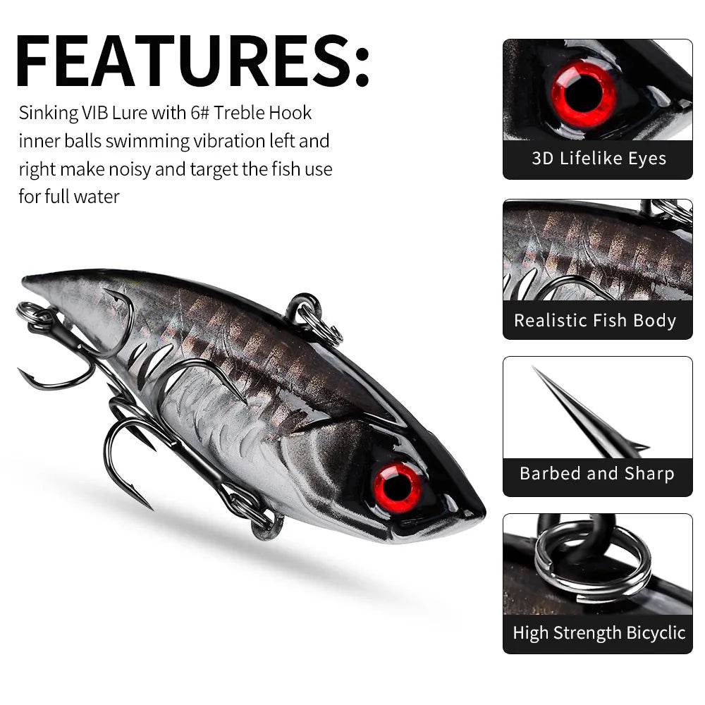 PROBEROS VIB 6.5cm/11g Wobbler Lure - Fish & Cheaps | Fishing & Outdoor Gear