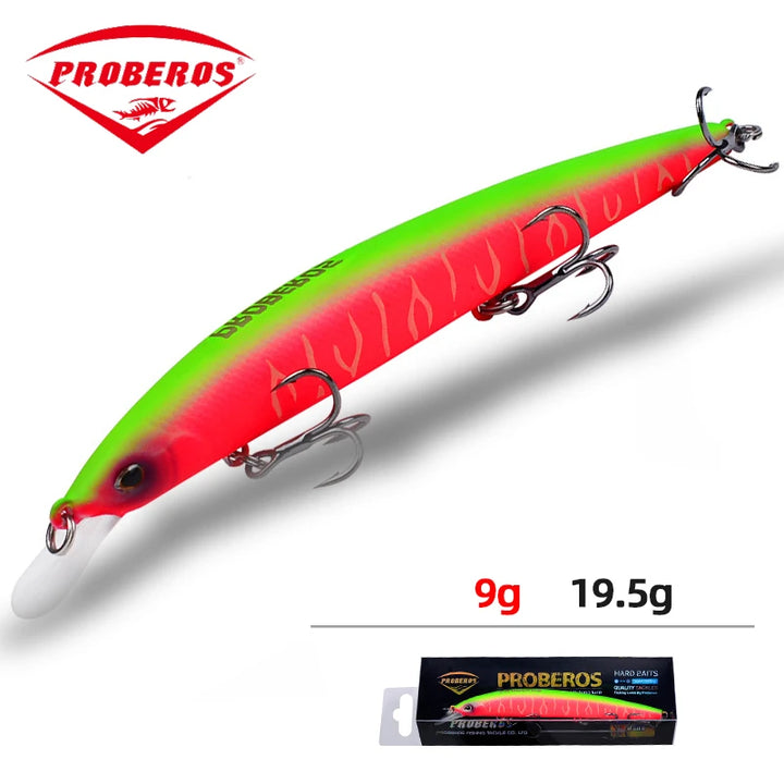 1Pcs Japanese Minnow Fishing Lures Floating 9g 19.5g Hard Bait Artificial Bait Wobbler Crankbait Carp Perch Pesca Fishing Tackle