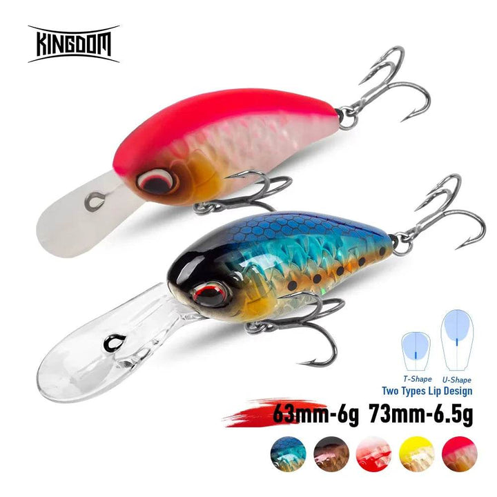 KINGDOM Floating Minnow Crankbait Lure - Fish & Cheaps | Fishing & Outdoor Gear