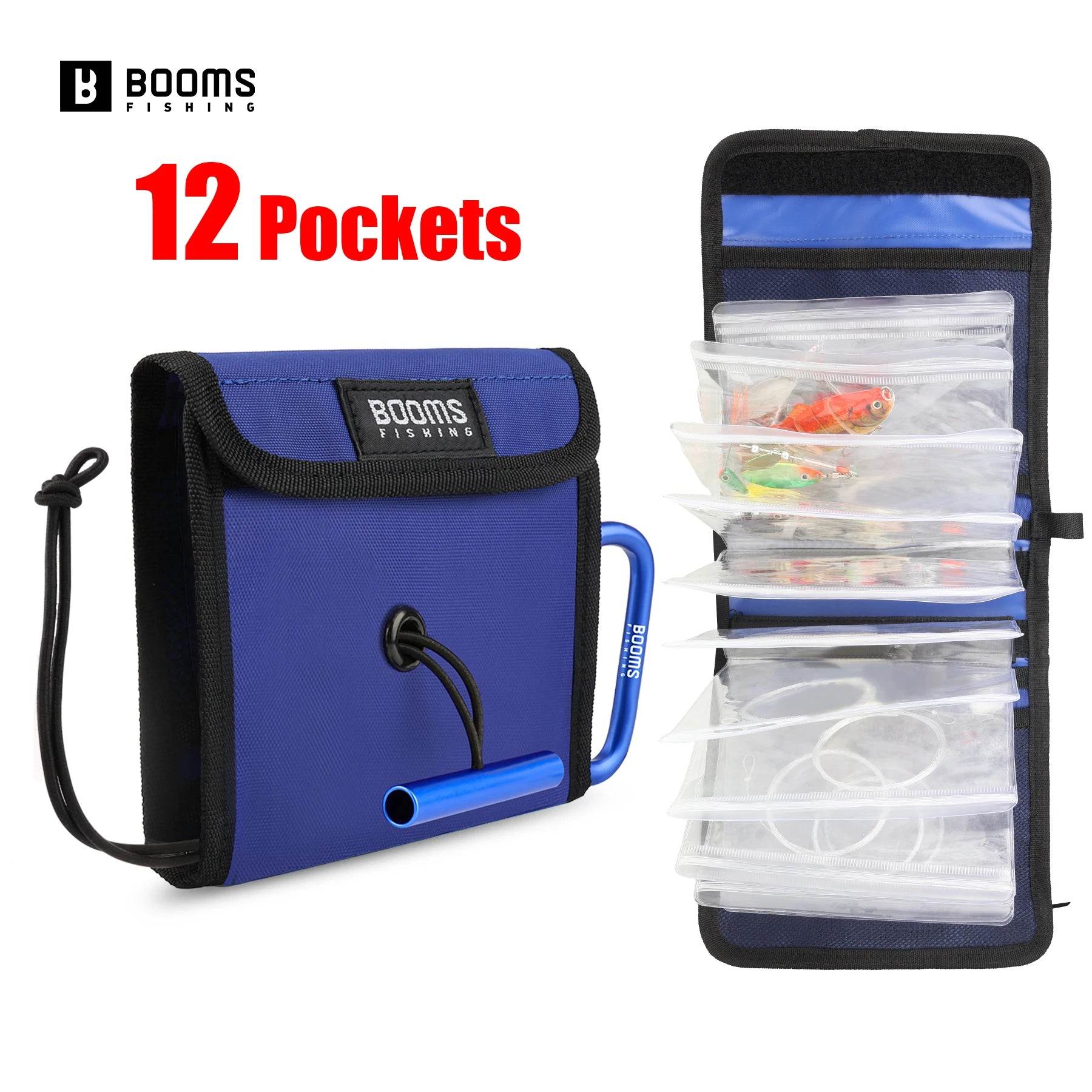 Booms 12-Pocket Tackle Accessory Storage Bag - Fish & Cheaps | Fishing & Outdoor Gear