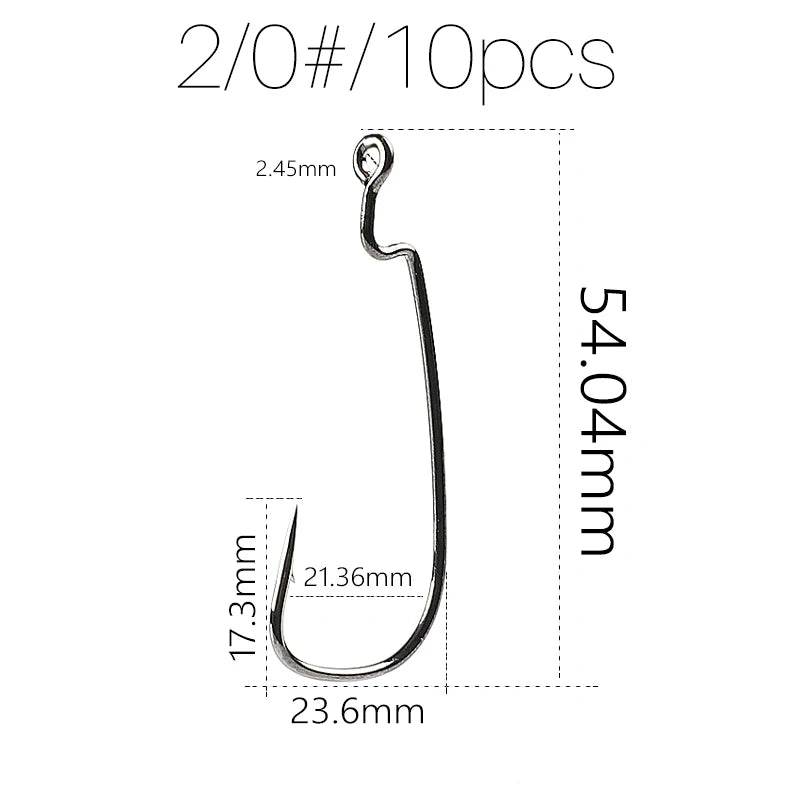 Supercontinent Offset Carbon Steel Crank Hooks – Big Rings - Fish & Cheaps | Fishing & Outdoor Gear