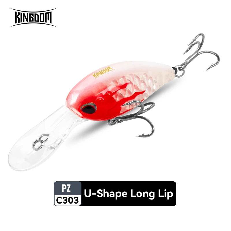 KINGDOM Floating Minnow Crankbait Lure - Fish & Cheaps | Fishing & Outdoor Gear