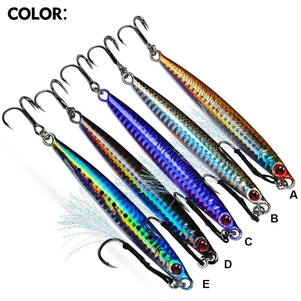 PROBEROS Fast Sink Metal Jigs – Long Distance Casting - Fish & Cheaps | Fishing & Outdoor Gear