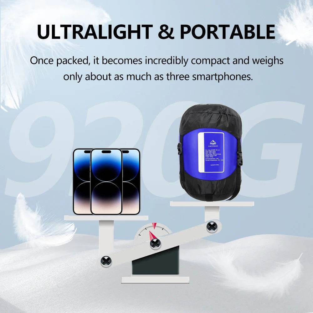 Widesea Ultralight Duck Down Winter Sleeping Bag - Fish & Cheaps | Fishing & Outdoor Gear