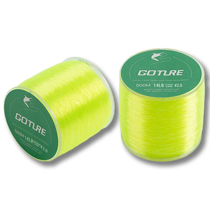 Goture 2PCS 500m Monofilament Nylon Fishing Line - Fish & Cheaps | Fishing & Outdoor Gear