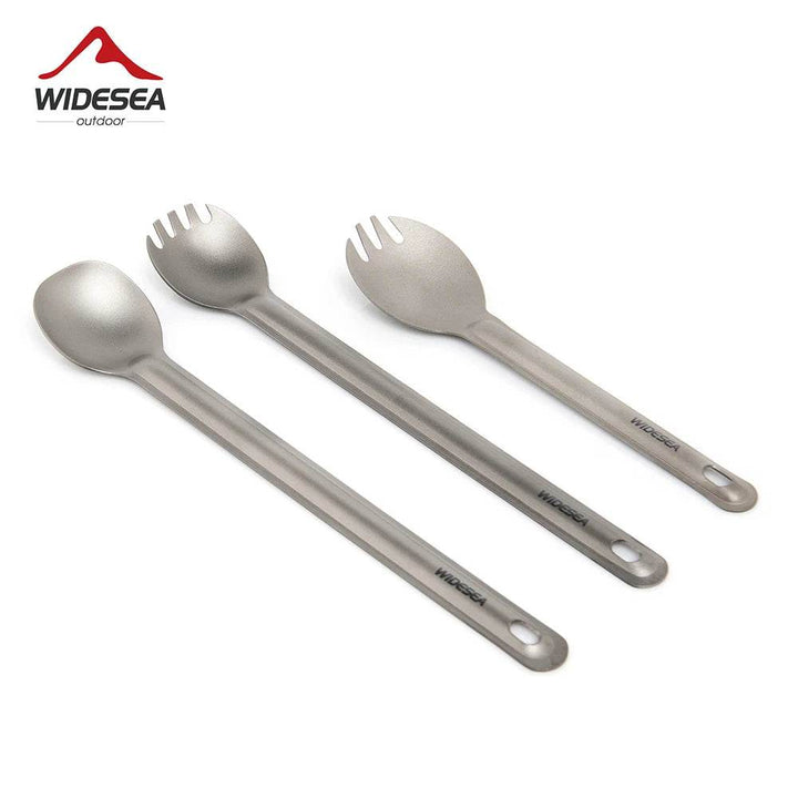 Widesea Titanium Camping Spork - Fish & Cheaps | Fishing & Outdoor Gear