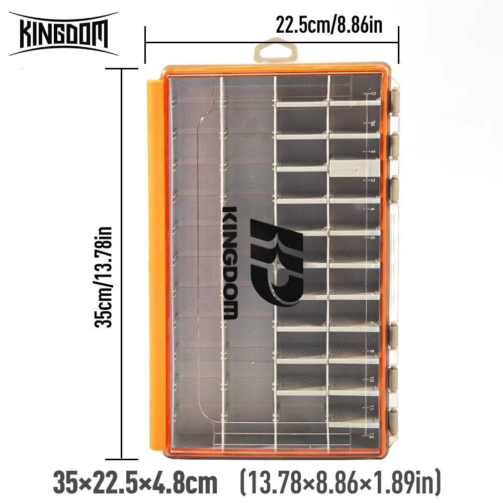 Kingdom HyperSeal Tackle Box – Detachable Lure Storage - Fish & Cheaps | Fishing & Outdoor Gear
