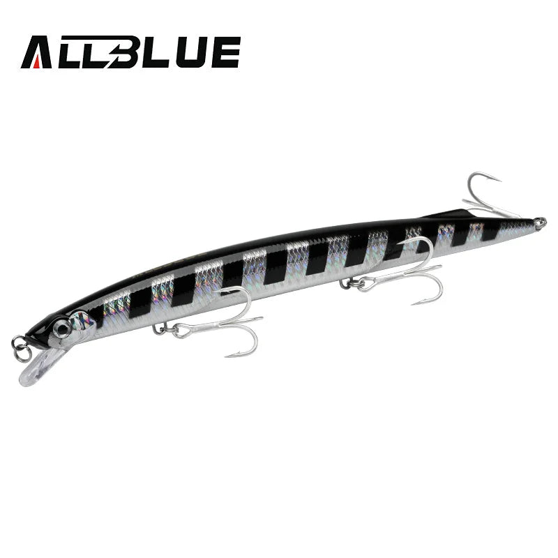 ALLBLUE SPRINT 195S Sinking Minnow Longcast Jerkbait Fishing Lure 195mm 35G Off Shore Saltwater Sea Bass Artificial Bait Tackle
