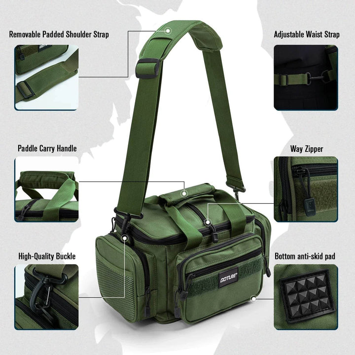 Goture High-Capacity Fishing Tackle Bag - Fish & Cheaps | Fishing & Outdoor Gear