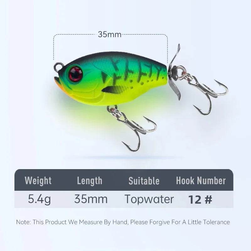 Kingdom GoldPop 35mm Topwater Lure - Fish & Cheaps | Fishing & Outdoor Gear