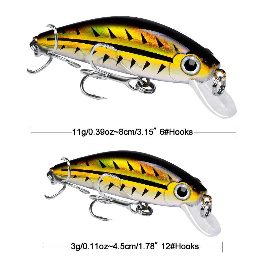 PROBEROS Sinking Minnow 80mm – Lifelike Crankbait Action - Fish & Cheaps | Fishing & Outdoor Gear