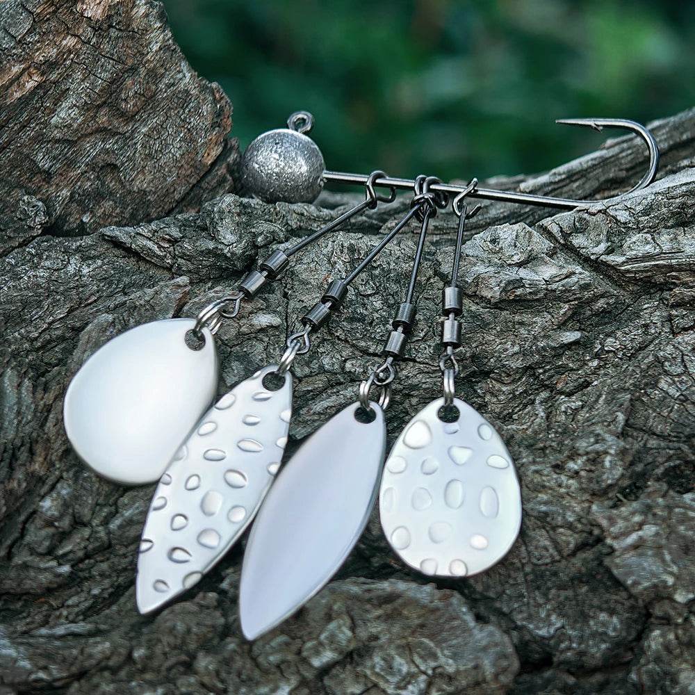 Spinpoler Silver Brass Spinner Blades (20pcs) - Fish & Cheaps | Fishing & Outdoor Gear