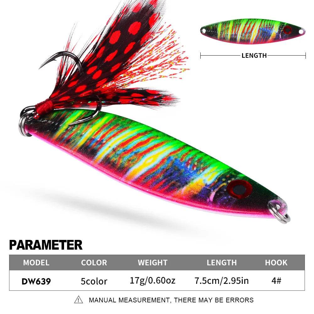 PROBEROS 17g S Shape Long Cast Jig - Fish & Cheaps | Fishing & Outdoor Gear