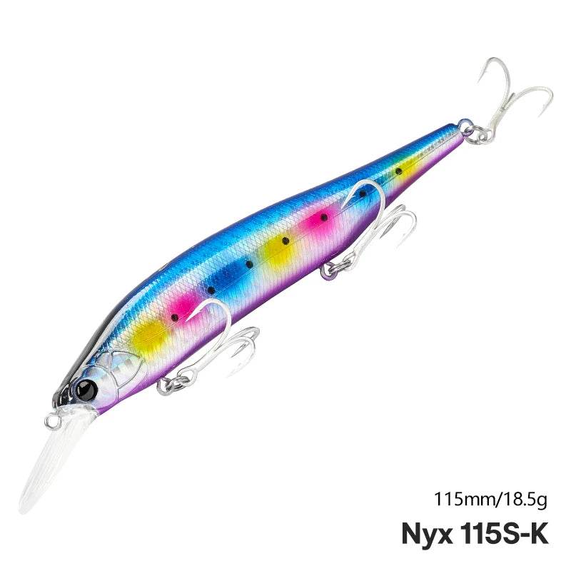 TSURINOYA 115S NYX Sinking Minnow Jerkbait - Fish & Cheaps | Fishing & Outdoor Gear