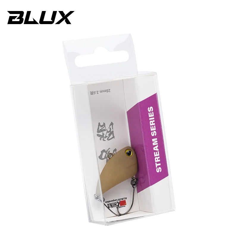 BLUX Tapdancer 28mm 2.6g Mini VIB Lipless Crankbait Fishing Lure Stream Area Trout Vibration Plastic Wobbler Artificial Bait