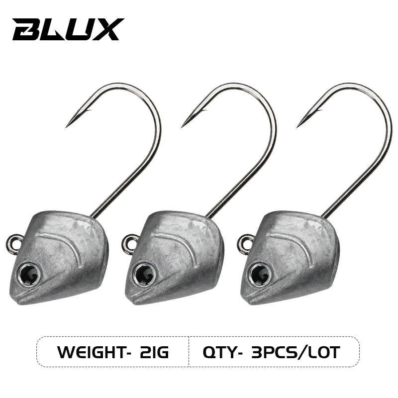 BLUX BLOD SHAD 80mm 105mm Soft Fishing Lure Jighead Black Tail Minnow Artificial Silicone Bait Saltwater Sea Bass Swimbait Gear