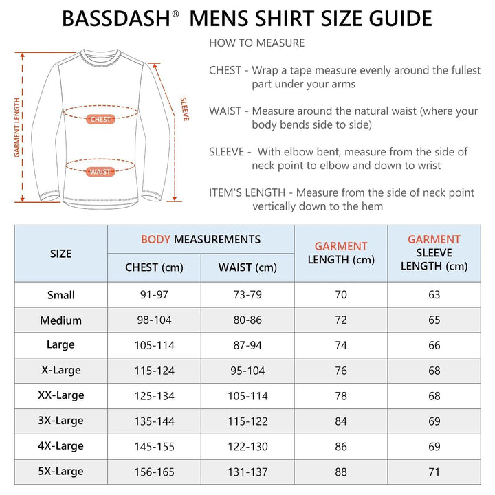 BASSDASH Men’s Ultra Soft UPF 50+ Fishing Shirt - Fish & Cheaps | Fishing & Outdoor Gear