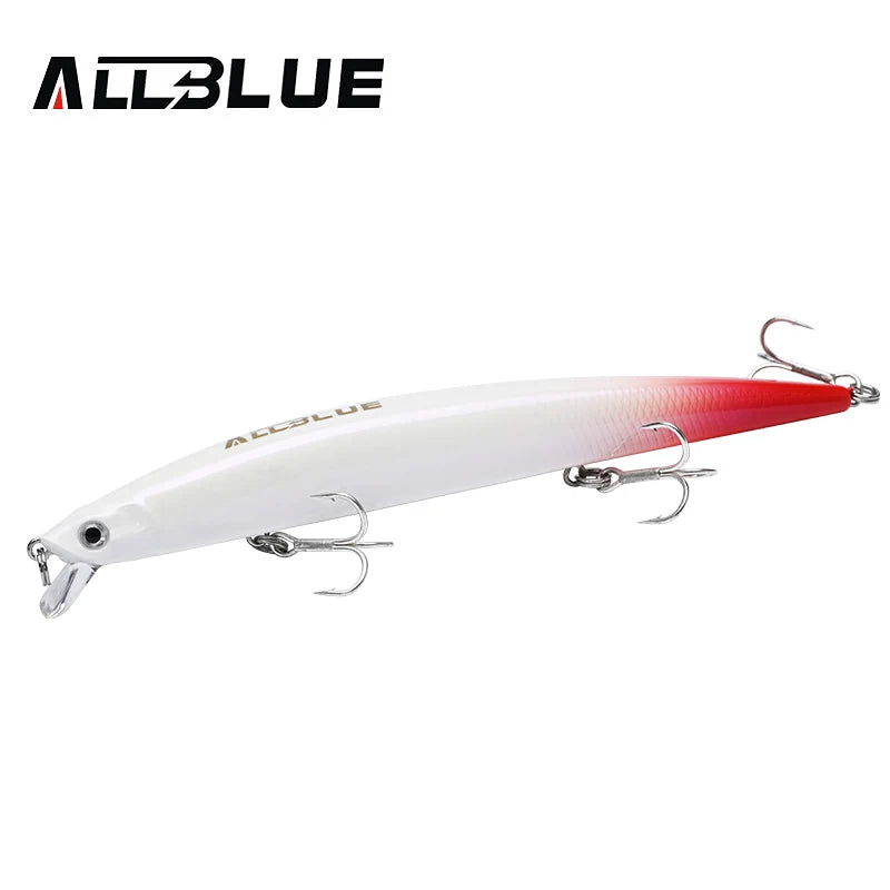 ALLBLUE SPRINT 145S Sinking Minnow Longcast Jerkbait Fishing Lure 145mm 22G Off Shore Saltwater Sea Bass Artificial Bait Tackle