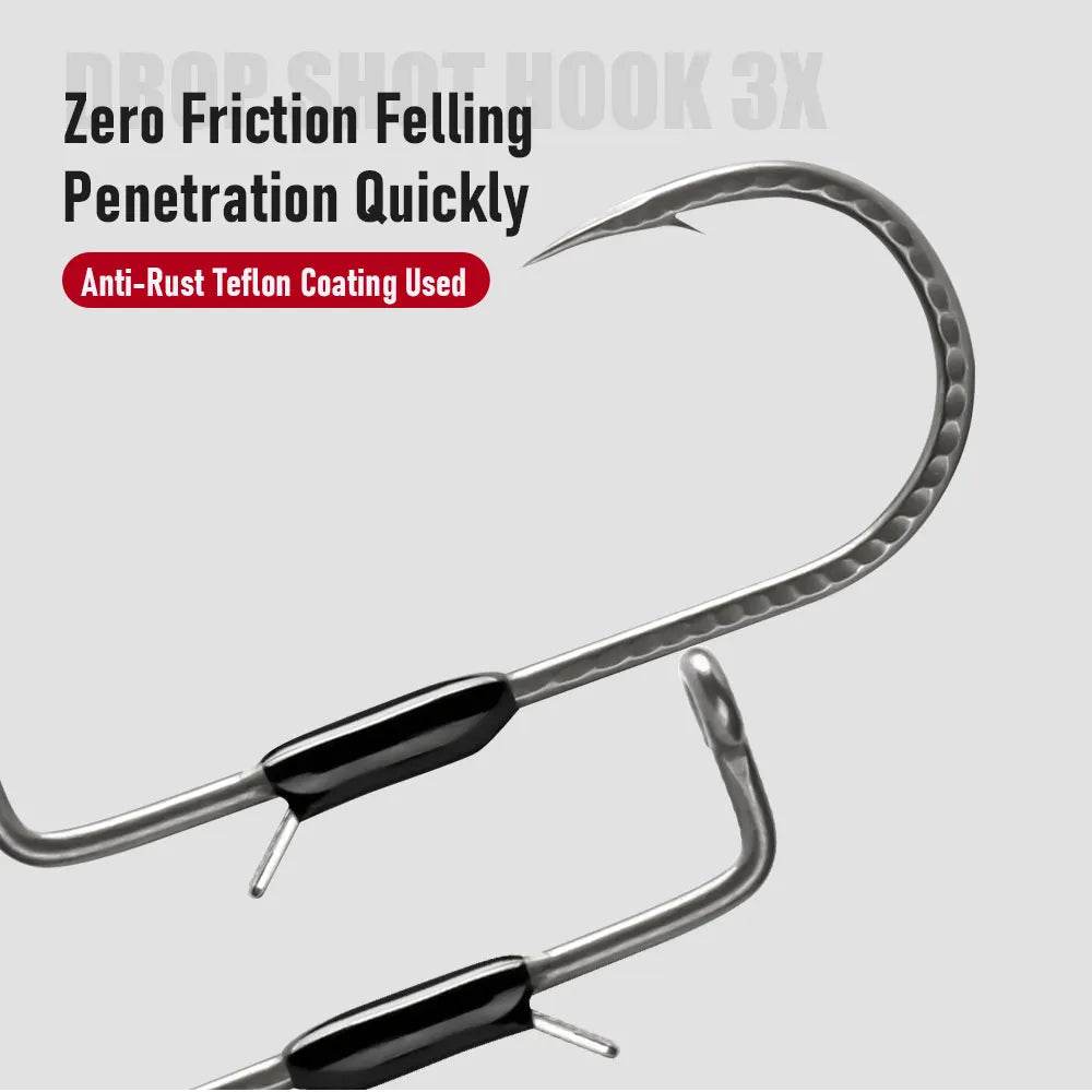 Kingdom Weighted Worm Hooks – 5 Pack - Fish & Cheaps | Fishing & Outdoor Gear