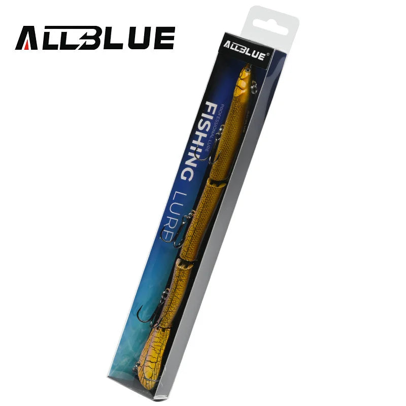 ALLBLUE Jointed Eel Swimbait 26g 235mm Slow Floating Minnow Fishing Lure Wobbler Jerkbait Artificial Hard Bait Pike Bass Perch