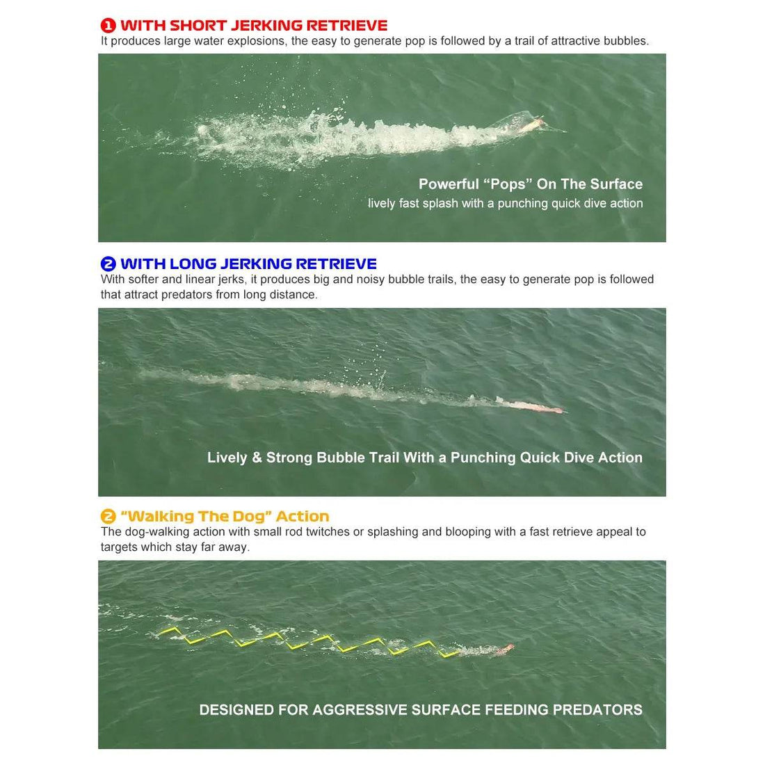 Noeby 165mm Popper Lure – Big Game Topwater - Fish & Cheaps | Fishing & Outdoor Gear