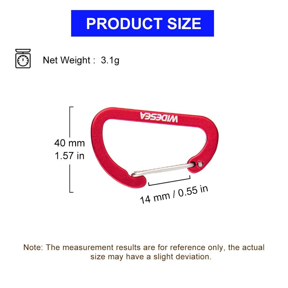 Widesea Fish Bone Deck Carabiner Set - Fish & Cheaps | Fishing & Outdoor Gear