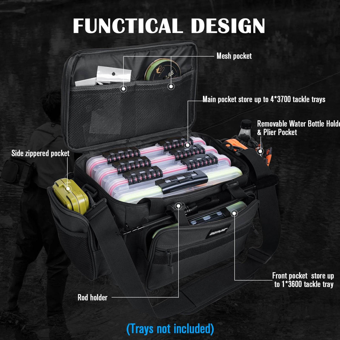 Goture Angling Sports Storage Bag - Fish & Cheaps | Fishing & Outdoor Gear