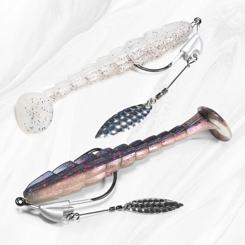 Spinpoler Underspin Jigheads – Bladed Weedless Swimbait Hooks - Fish & Cheaps | Fishing & Outdoor Gear
