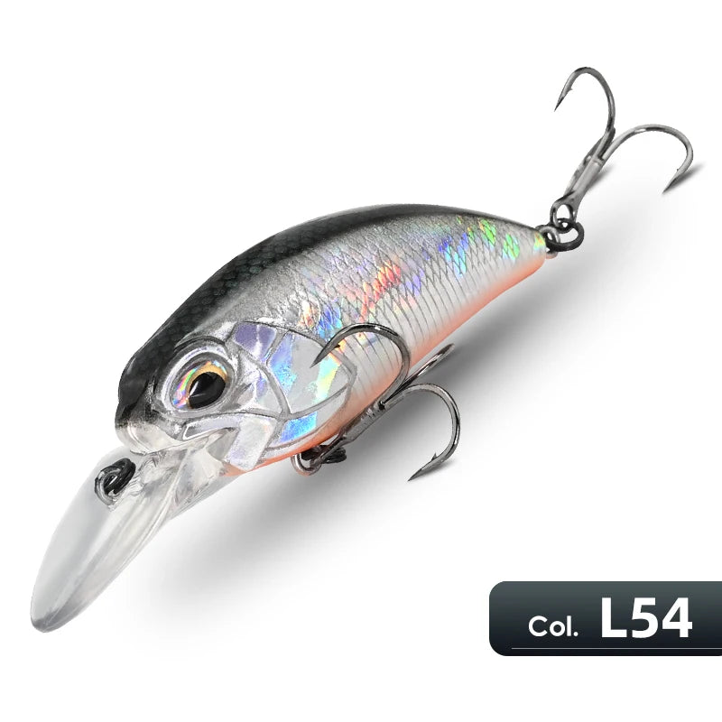 MEREDITH 6.5cm 14g JERK CRANK Wobblers Crank Fishing Lure Artificial Minnow Jerkbait Floating Hrad Lure For Trout Fishing Bait