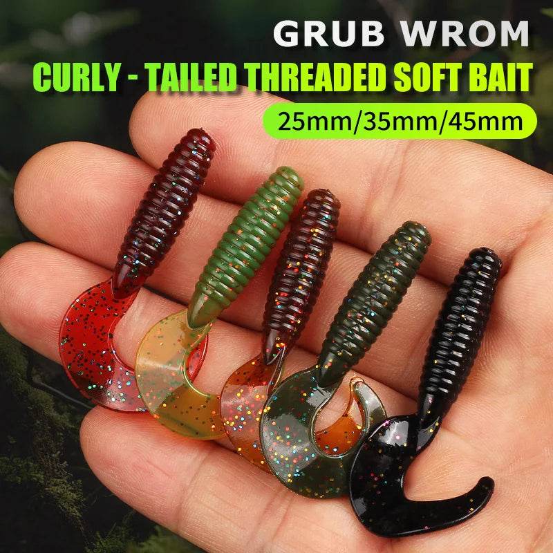 Supercontinent Angry Spin Silicone Worm Lure - Fish & Cheaps | Fishing & Outdoor Gear